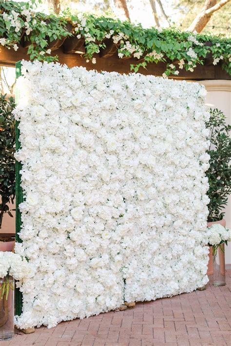 White Floral Backdrop Rental Only Event Backdrop Free Etsy