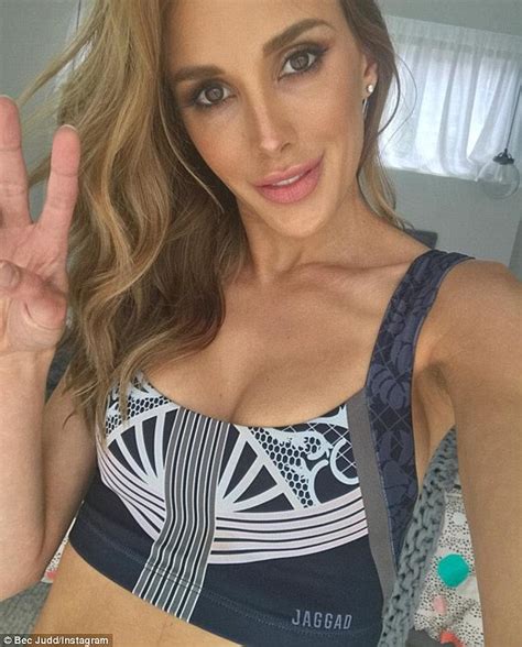 bec judd reveals boobs are the secret to instagram fame daily mail online