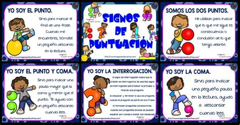 El uso de los signos de puntuación en imágenes ideal para ...