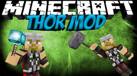 Thor Mod Minecraft Superhero Mod Showcase Hulk Mod Bonus Youtube