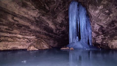 Crystal Ice Cave Tour At Lava Beds National Monument In Northern California