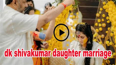 Aishwarya ️ Amarthya Hegde Dk Shivakumar S Daughter Aishwarya Marriage Latest Namma Kannada