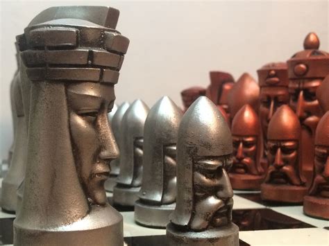 Gothic Chess Set Chess Pieces Peter Ganine Chess Set Etsy Sweden