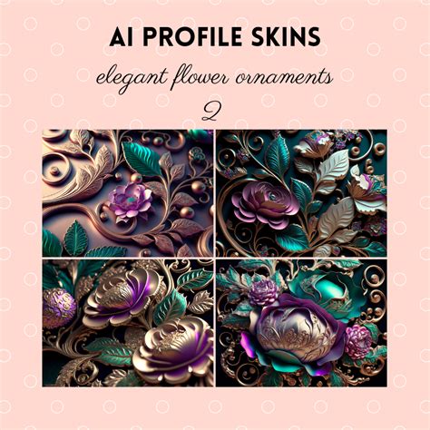 Free Ai Profile Skin Set Flower Ornaments 2 By Cherrysdesigns On