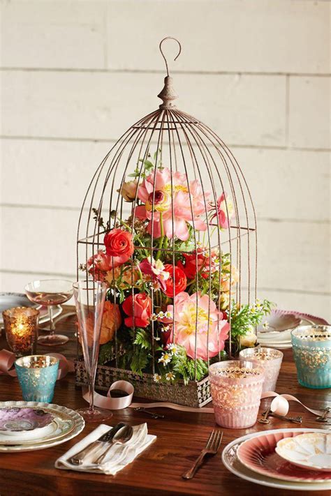 Even though a church ceremony is quite traditional, you may be wondering how to uniquely decorate a church for your wedding ceremony. 37 Unique Birdcage Centerpieces For Weddings | Table ...