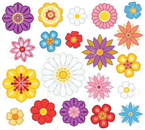 Resultado De Imagen Para Flores Dibujo Animado Cartoon Flowers