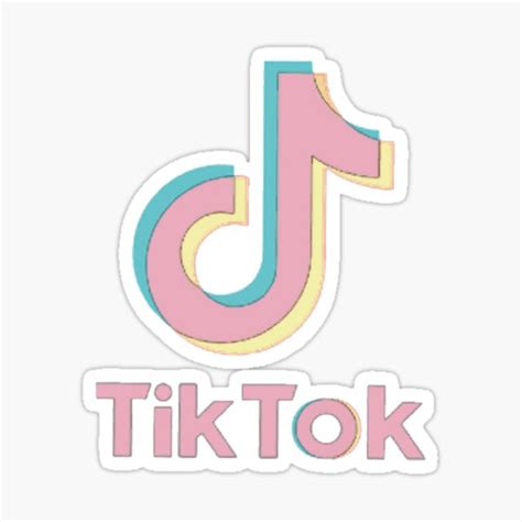 Tiktok Logo Icon Aesthetic Sticker By Vocaloidd