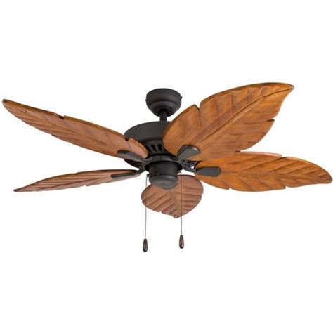132 cm 52 tropical style indoor ceiling fan classic royal brown rattan blades. Shop EcoSure Aruba 52-inch Tropical, Bronze Indoor Ceiling ...