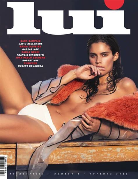 Sara Sampaio Bares It All For Lui Magazine Fall