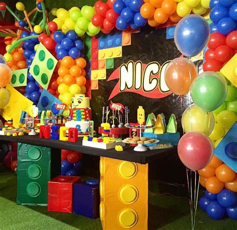 Pin By Felicias Event Design And Pla On Lego Theme Party Lego Party