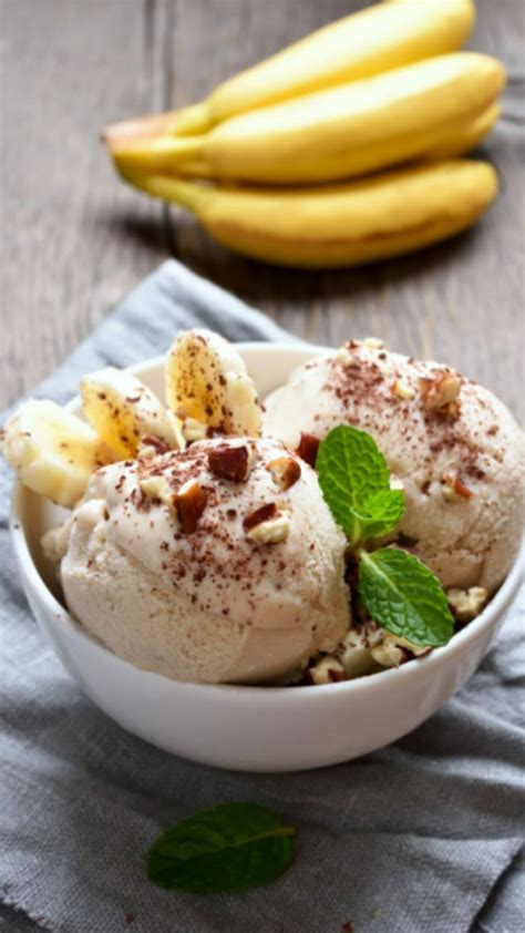 Vegan Chocolate Banana Nice Cream Recipe Healthy Ice Cream Recipes