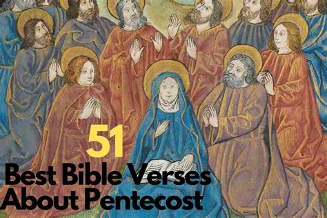 51 Best Bible Verses About Pentecost