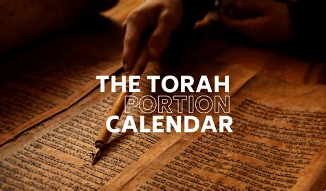 Torah Portion Calendar The Torah Portion