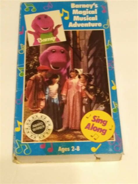 Barney Barneys Magical Musical Adventure Vhs 1993 For Sale Online