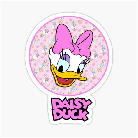 Amazing Daisy Duck Design Sticker By Vhtrocate Redbubble