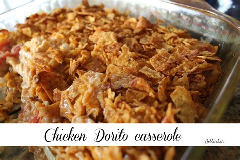 This is a cheesy chicken dish that has the crunch of doritos and the spice of rotel tomatoes. Chicken Dorito casserole - Debbiedoo's