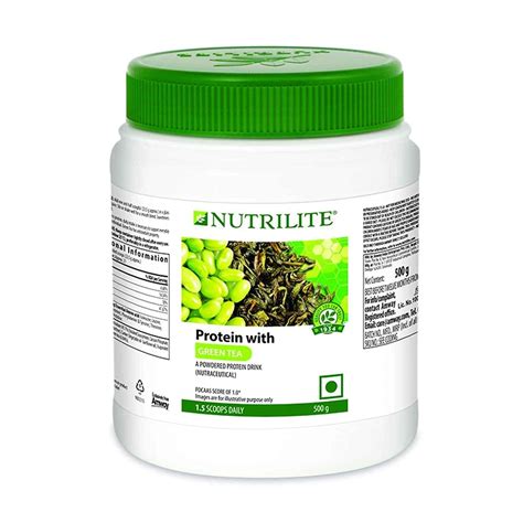 amway nutrilite protein powder with green tea powerful antioxidant 500 gms 360