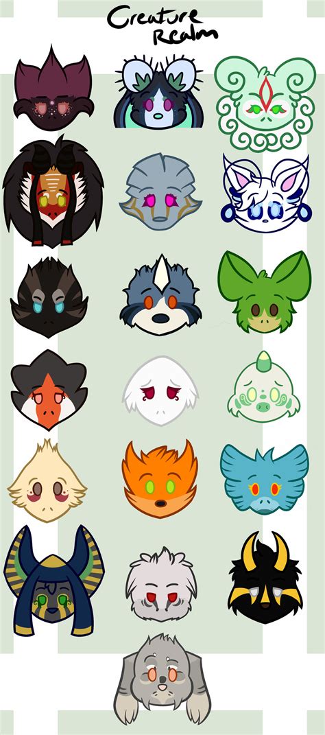 Creature Realm Character Icons By Radiofools On Deviantart