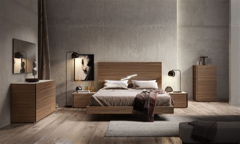 Captivating Solid Wood Designer Contemporary Bedroom Set Ultra Modern