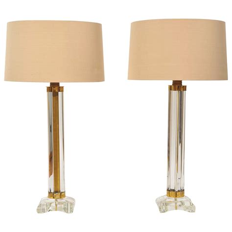 Pair Of Hand Blown Mid Century Murano Glass Lamps At 1stdibs