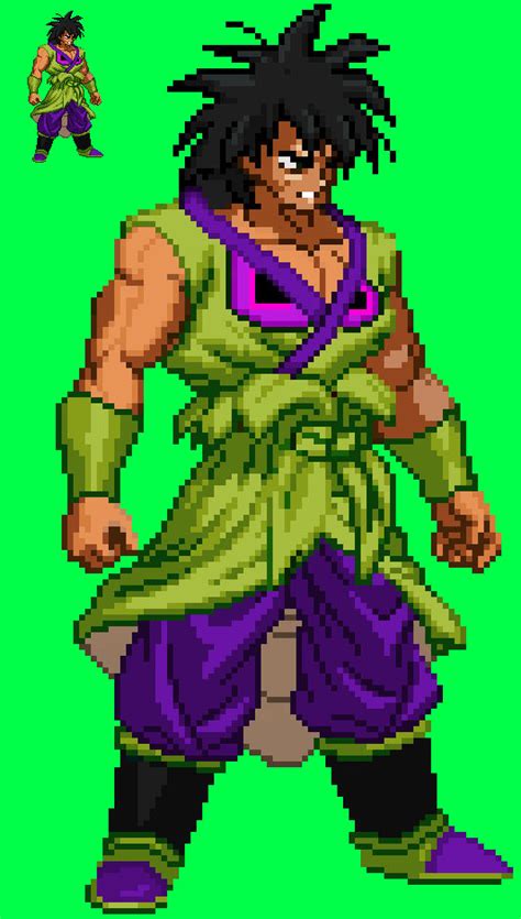 Kamui Broly Uniform Form Sprite By Simbiothero On Deviantart