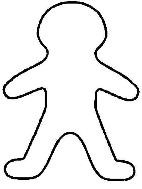 Body Outline Coloring Pages Download And Print For Free