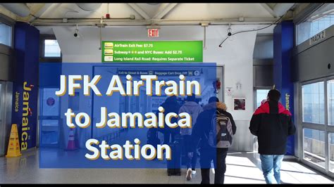 Jfk Airtrain To Jamaica Station Jfk To Manhattan Front View From The