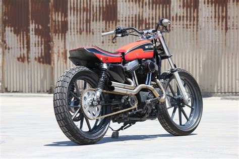 Flat Track Xl1200 Build Engineered To Slide