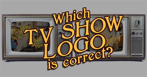 Can You Pick The Correct Classic Tv Show Logos