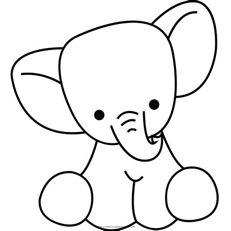 Dibujo De Elefante Para Colorear Ultra Coloring Pages