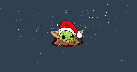 100 Fondos De Fotos De Baby Yoda Navidad