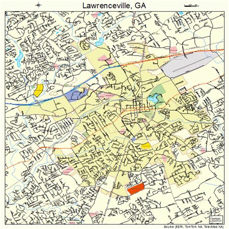 Zip Code Map Lawrenceville Ga United States Map