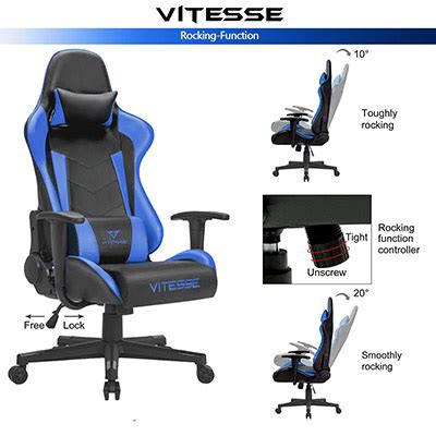 Homall gaming chair office chair high back computer. Vitesse Vs Arozzi Enzo Series Gaming Chair Comparison - GamingChairing.com
