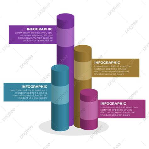 Simple Infographic Vector Design Images 3d Business Infographic With A