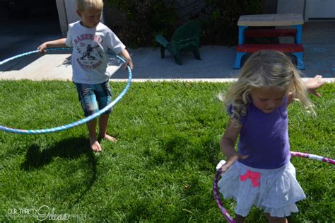 Hula Hoop Contest Our Thrifty Ideas