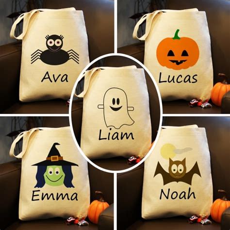 Personalized Halloween Trick Or Treat Bags Custom Halloween Bag