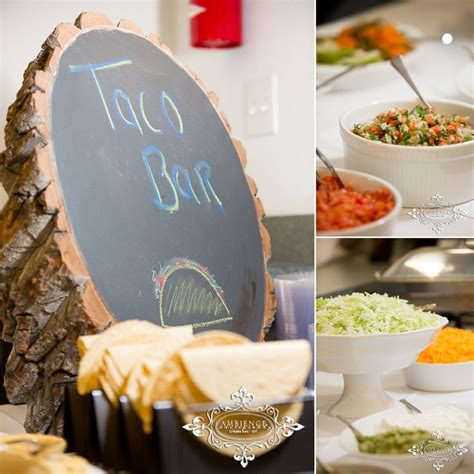 I have been using your charts in the taco bar and tex mex sites for ideas on quantities. Graduation Taco Bar Ideas | Taco Bar! Love the sign on the wood! :) | Taco bar, Taco bar wedding ...