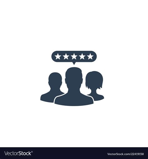 Customer Review Icon Royalty Free Vector Image