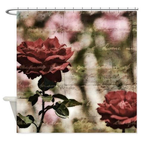 Inspired Red Roses Shower Curtain By Beinspiredbylife