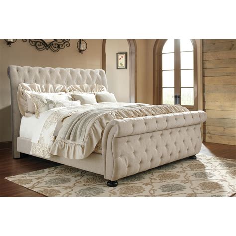 Willenburg Queen Upholstered Sleigh Bed By Signature Design By Ashley