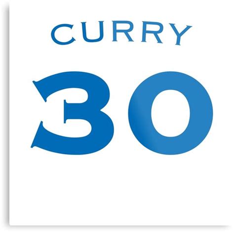 Curry 30 Metal Print By Mmproduction Redbubble