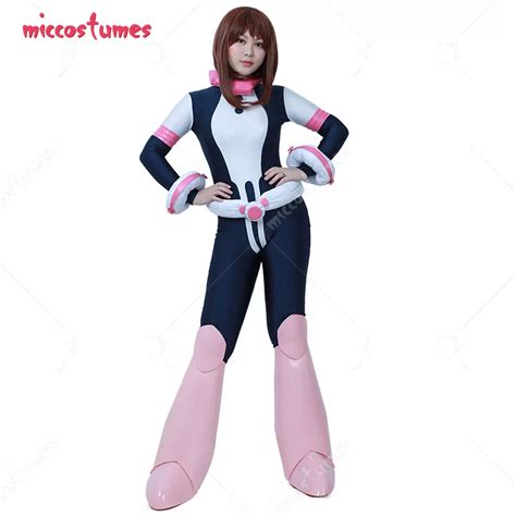 3d Printed My Hero Academia Ochako Uraraka Cosplay Jumpsuit Costume Ph