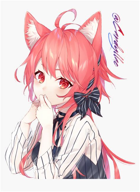 Cute Fox Anime Girl Hd Png Download Transparent Png Image Pngitem