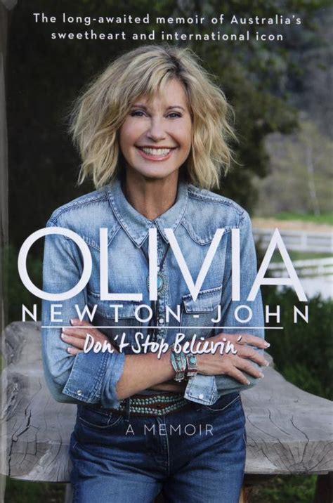 Olivia Newton John Book Cover Shirt And Signed Book And Magazine