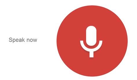 Instead of having to open your internet browser and type, just tap the google voice search app icon and speak into your phone. Voice search in your app Code sample - Panayiotis Georgiou