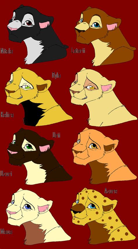 Lion King Lionesses Ocs By Silverheatdragon11 On Deviantart