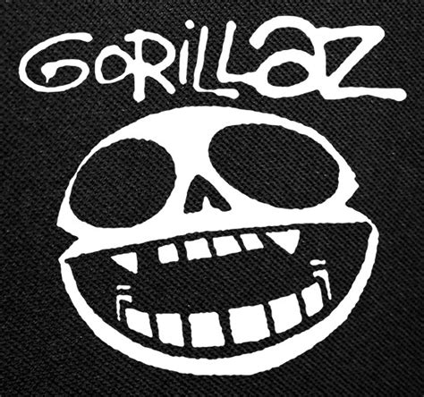 Gorillaz Skeleton 4x4 Printed Patch
