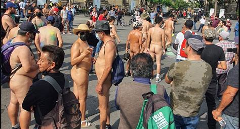 As Fue La Primera Marcha Al Desnudo En Guadalajara Para Promover La