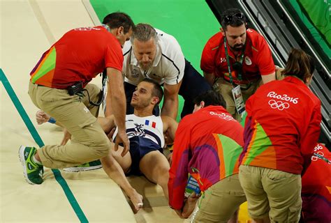 French Gymnast Suffers Horrific Broken Leg At Olympics Warning Graphic Photos
