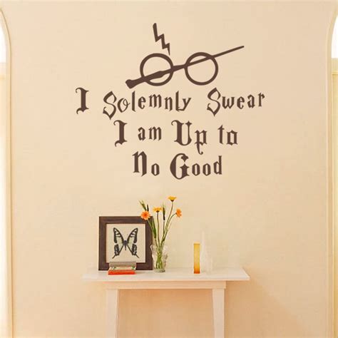 1349us Harry Potter Vinyl Wall Decal I Solemnly Swear I Am Up To No